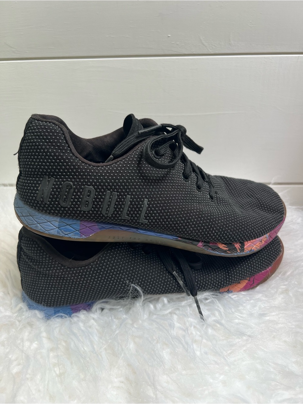 NoBull midnight palm trainers fitness gym lifting shoes Men’s 7.5 or Women’s 9